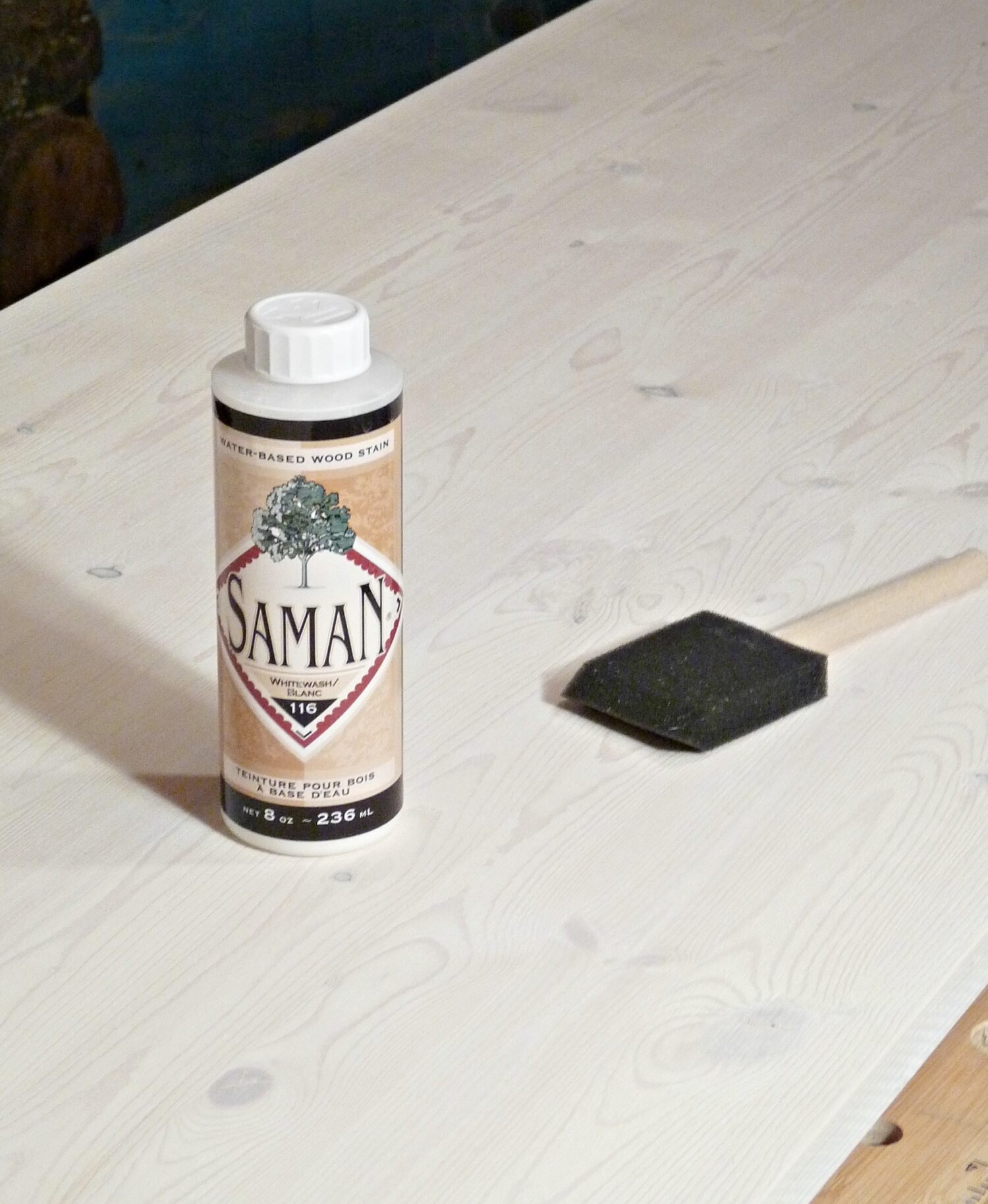 How to Stain Wood with Water Based Stain – Easy DIY Desk Top