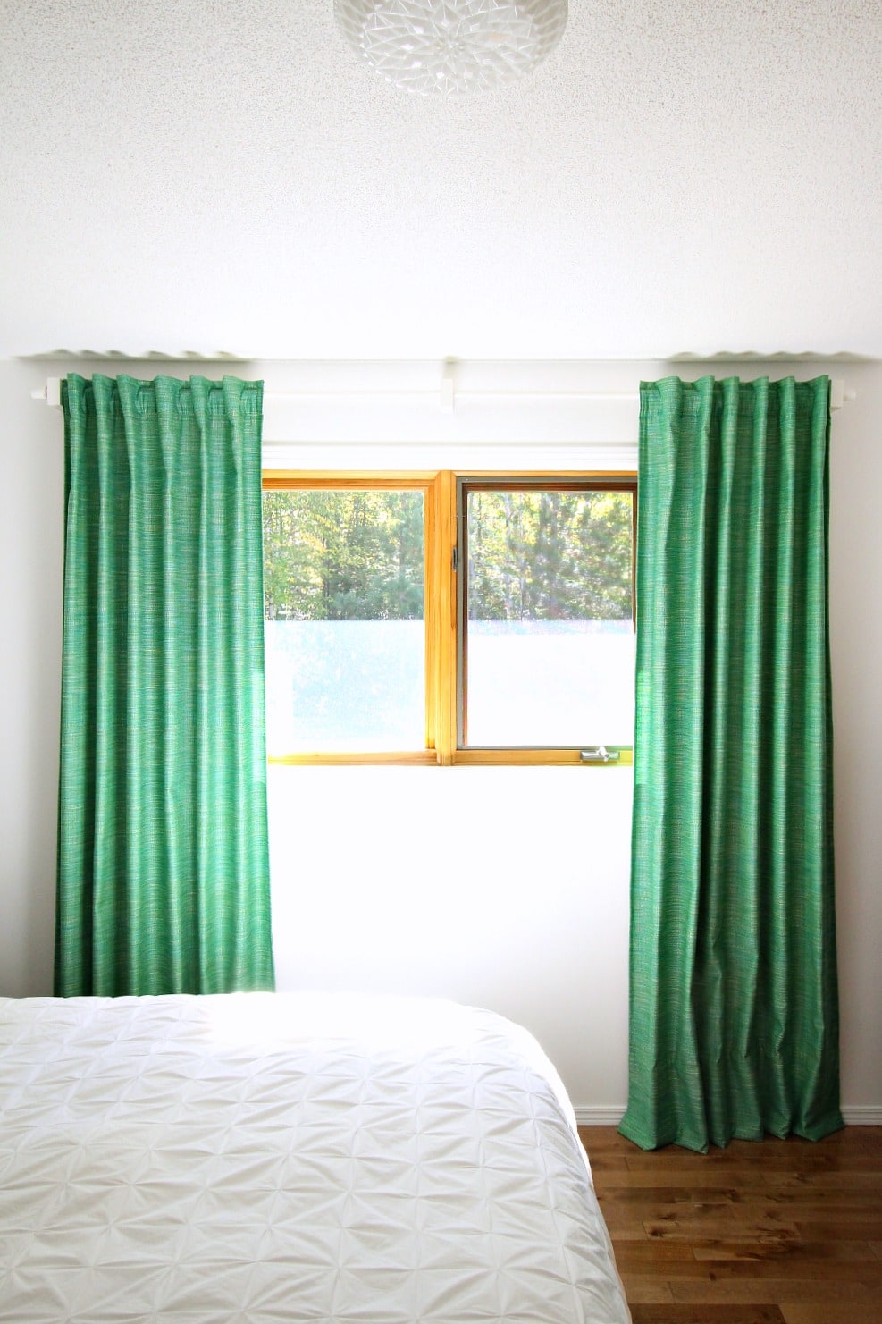 DIY Hidden Tab Curtains