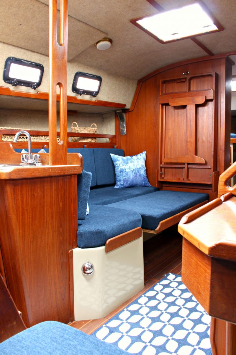 Ahoy! Tour Our Updated Sailboat Interior