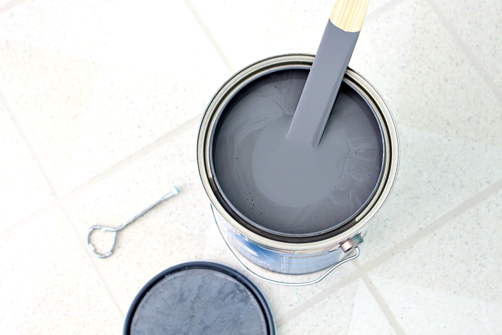 How to Paint a Vinyl Floor | DIY Painted Floors