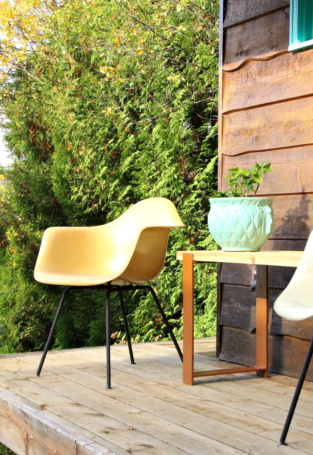 DIY Outdoor Bench with 2×4 Top and Welded H Legs