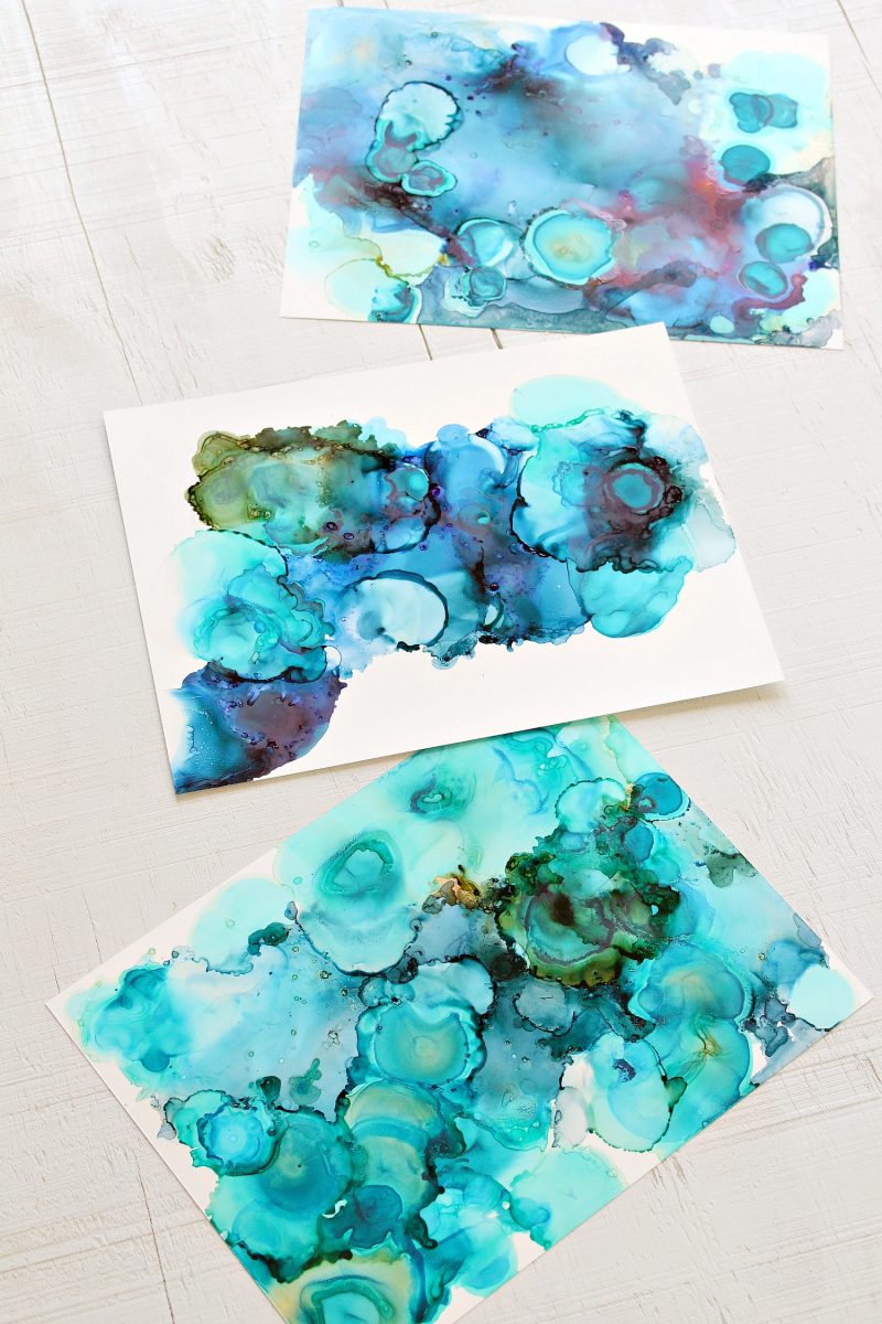 Easy DIY Alcohol Ink Art Tutorial