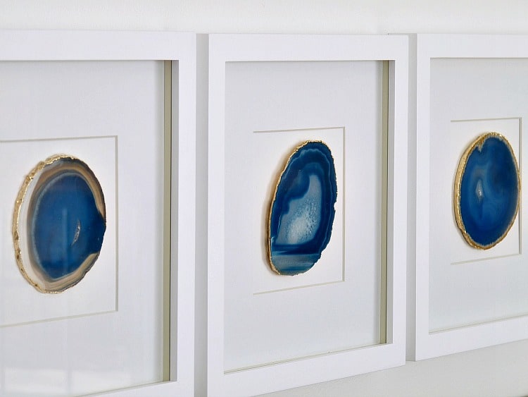 DIY FRAMED AGATE SLICE ART