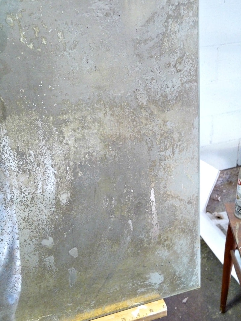 HOW TO ANTIQUE A MIRROR