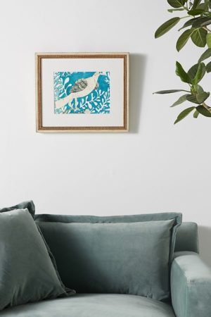 TURQUOISE BIRD ART