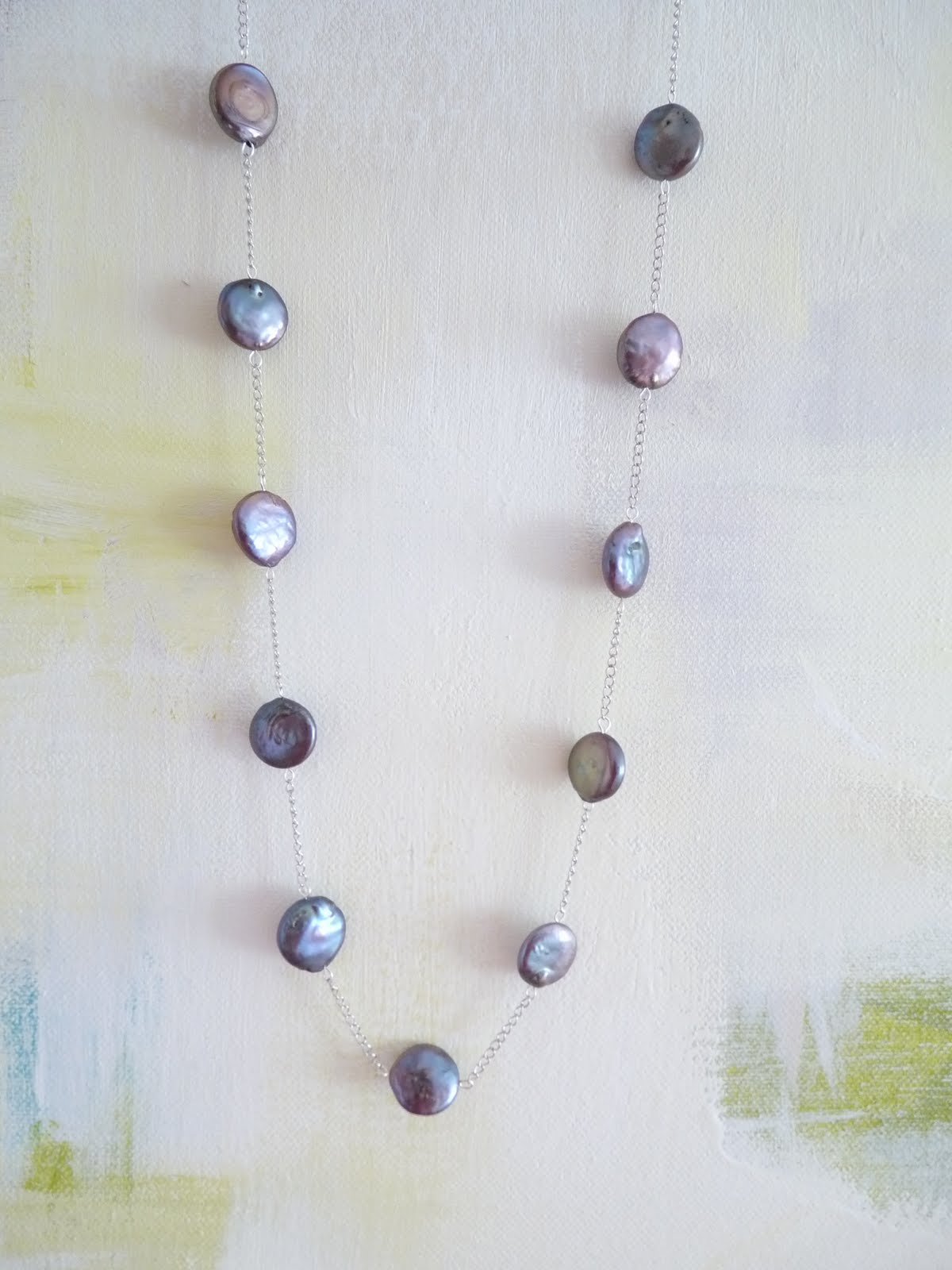 DIY COIN PEAL AND CHAIN NECKLACE