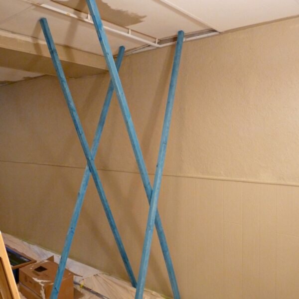 HOW TO PAINT DROP CEILING YOU CAN'T REMOVE