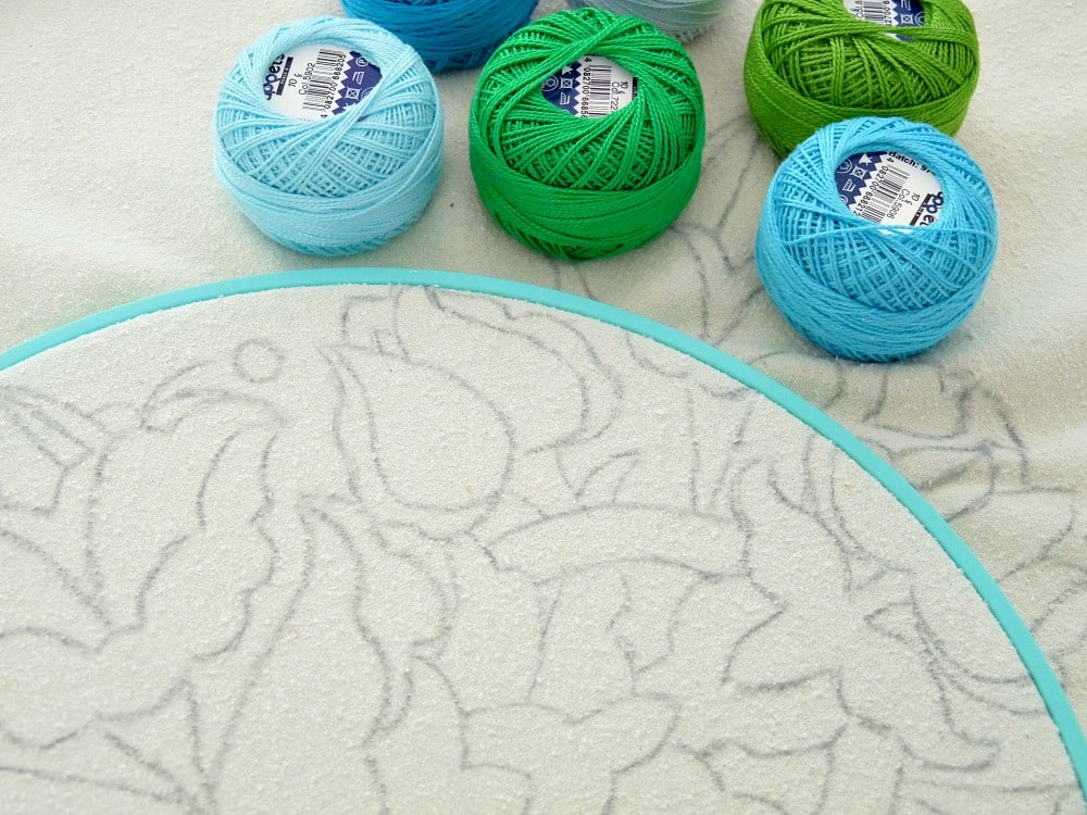 HOW TO TRANSFER EMBROIDERY DESIGN TO FABRIC
