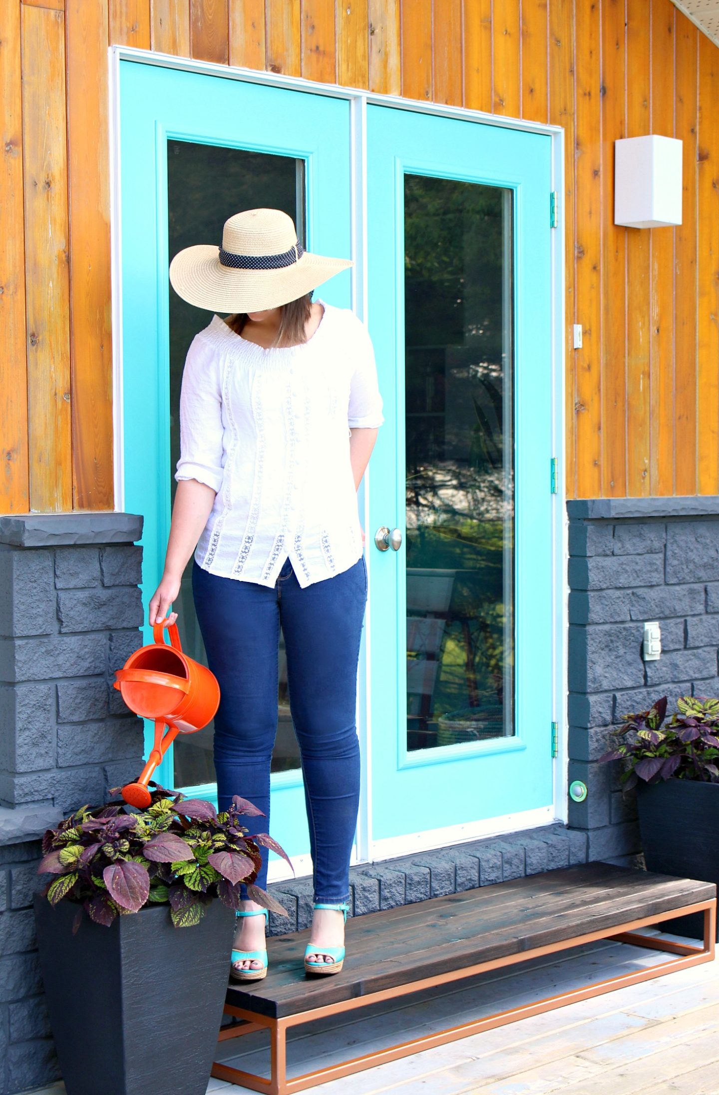 Patio Door Makeover | Before and After
