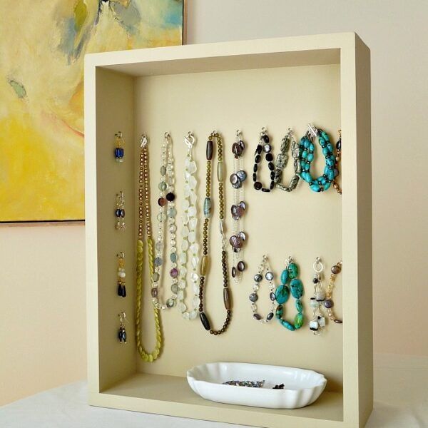 HANDMADE JEWELLERY DISPLAY CASE FROM SCRATCH