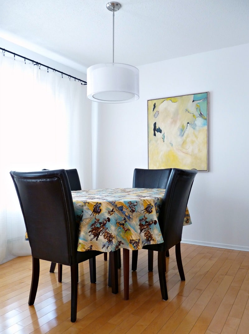 OVAL TABLECLOTH DIY TUTORIAL