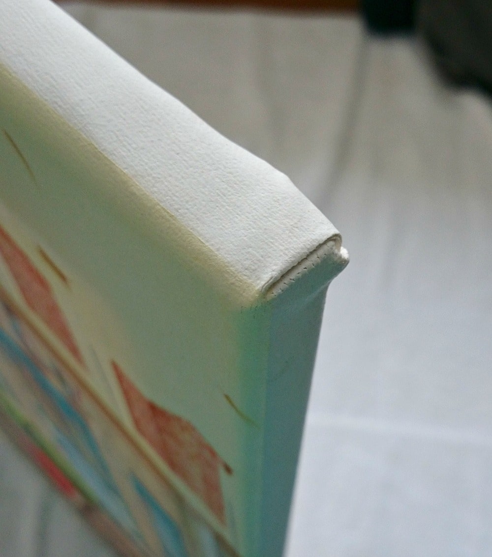 HOW TO STRETCH A PAINTED CANVAS