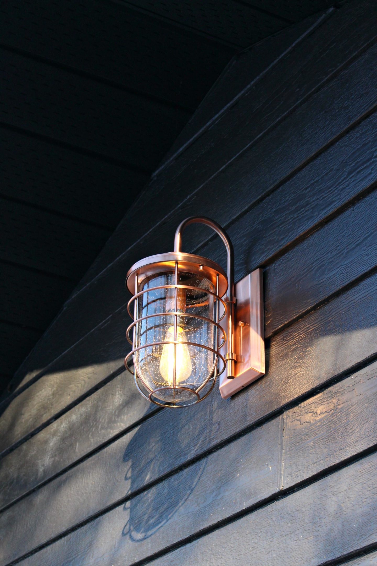 COPPER FERRY LIGHT AND GARAGE MAKEOVER