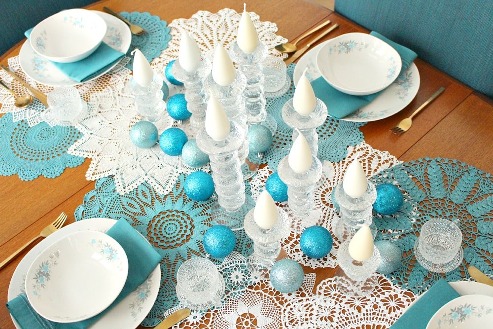WINTRY TABLESCAPE IDEA