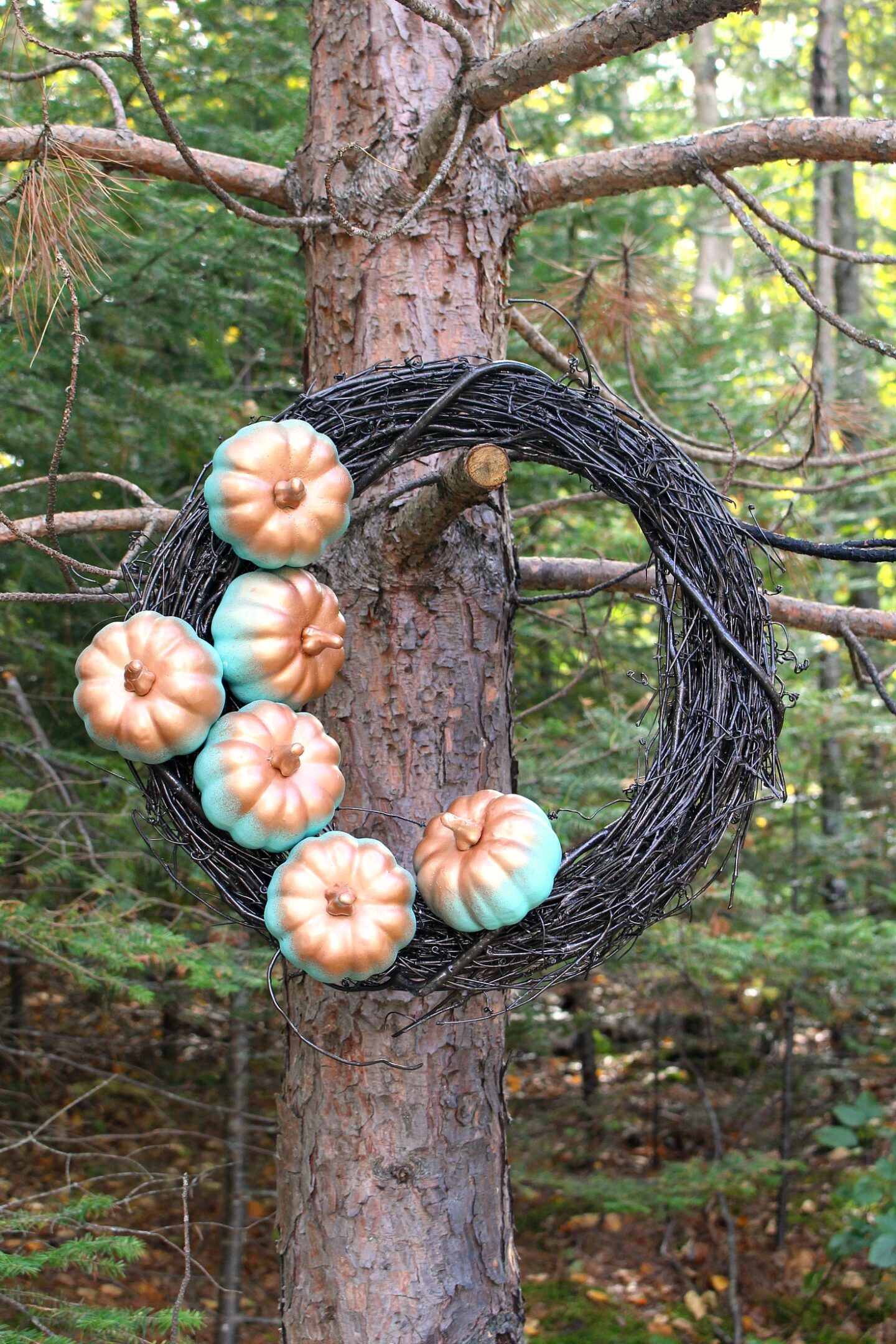 DIY PUMPKIN WREATH