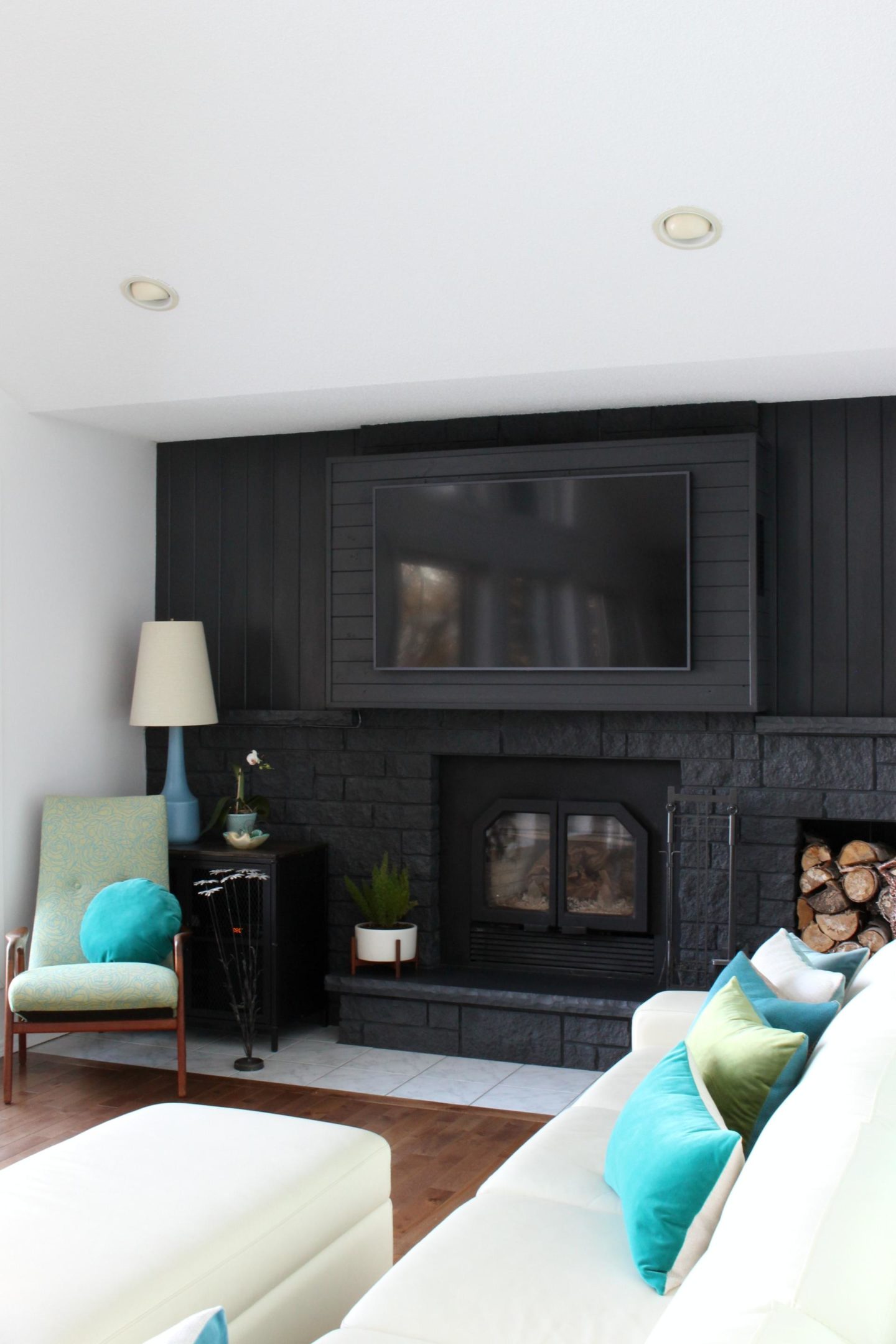 FIREPLACE HACK TO HANG A TV