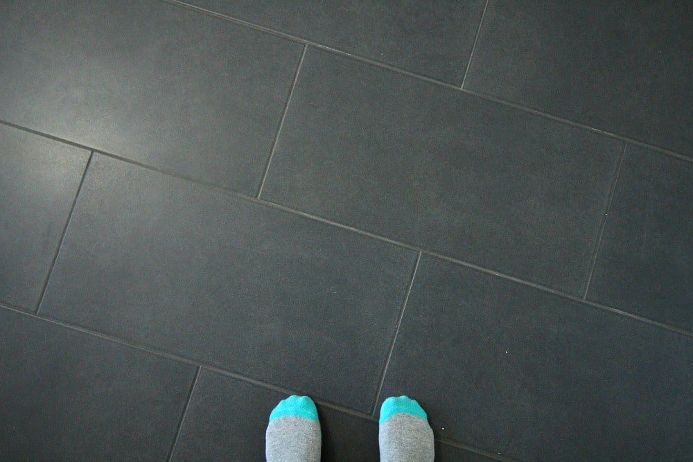 LARGE CHARCHOAL FLOOR TILES