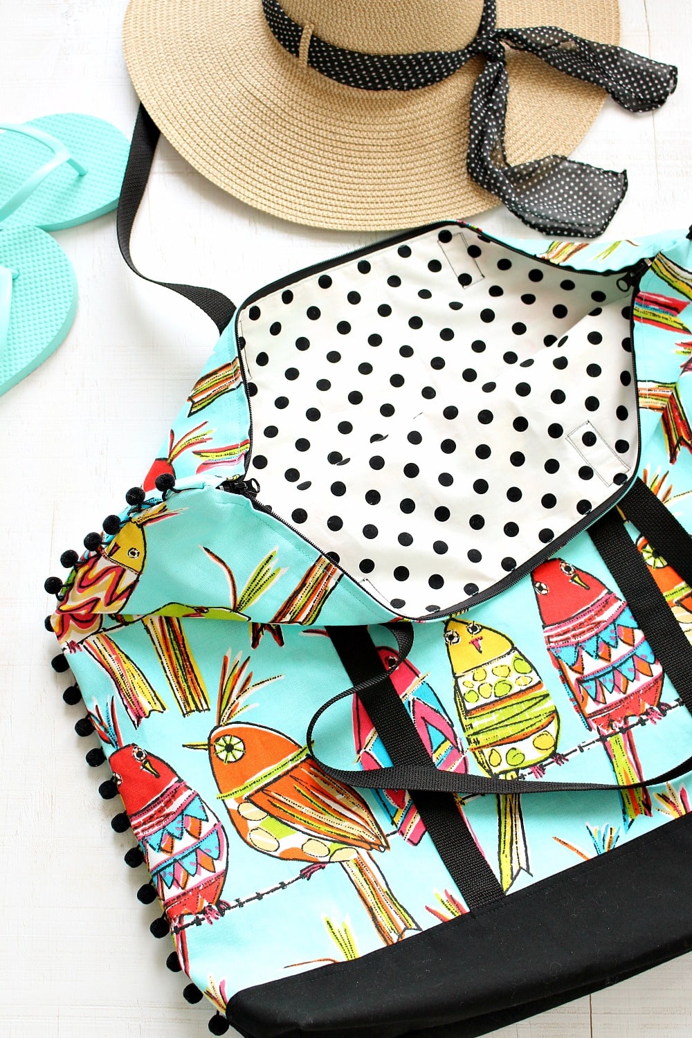 HOW TO SEW A BEACH TOTE