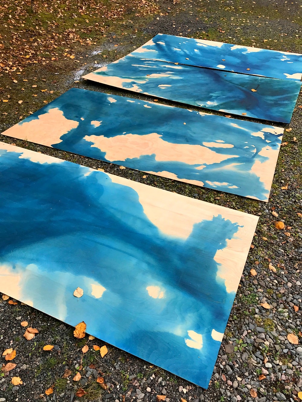 DIY WATERCOLOR STAINED WOOD