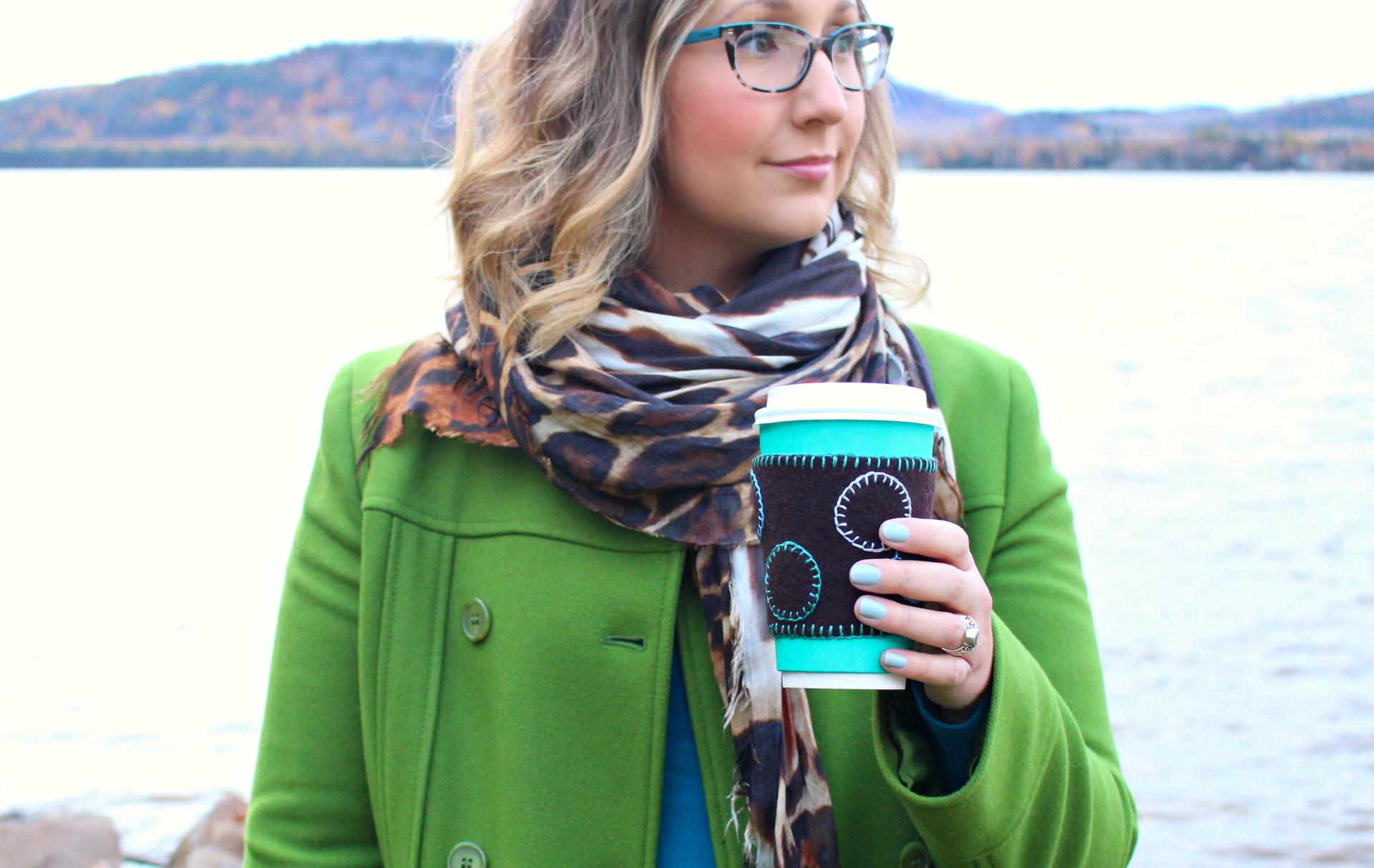 Easy DIY Felt Cup Sleeve