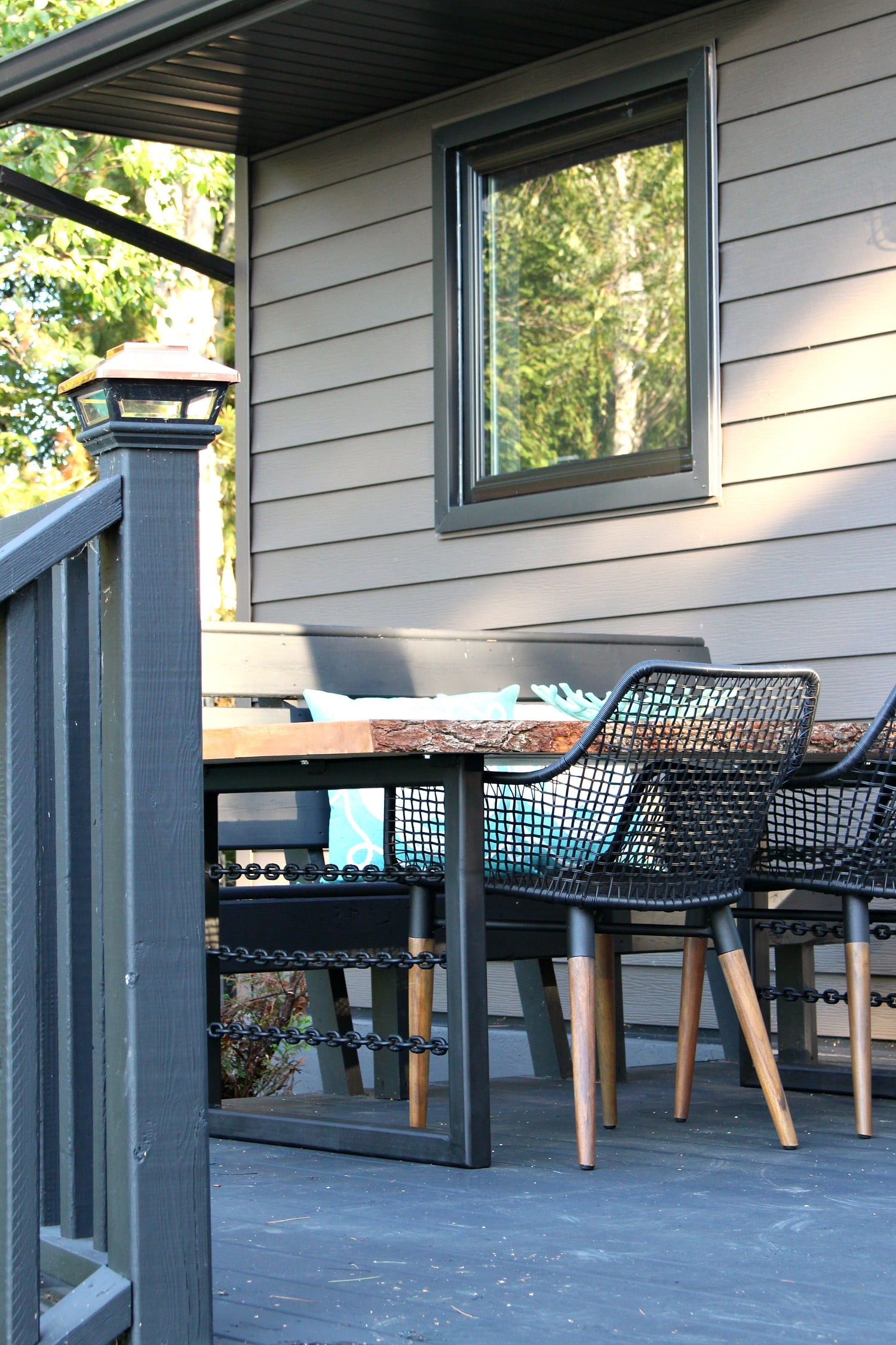 DIY LIVE EDGE PATIO TABLE