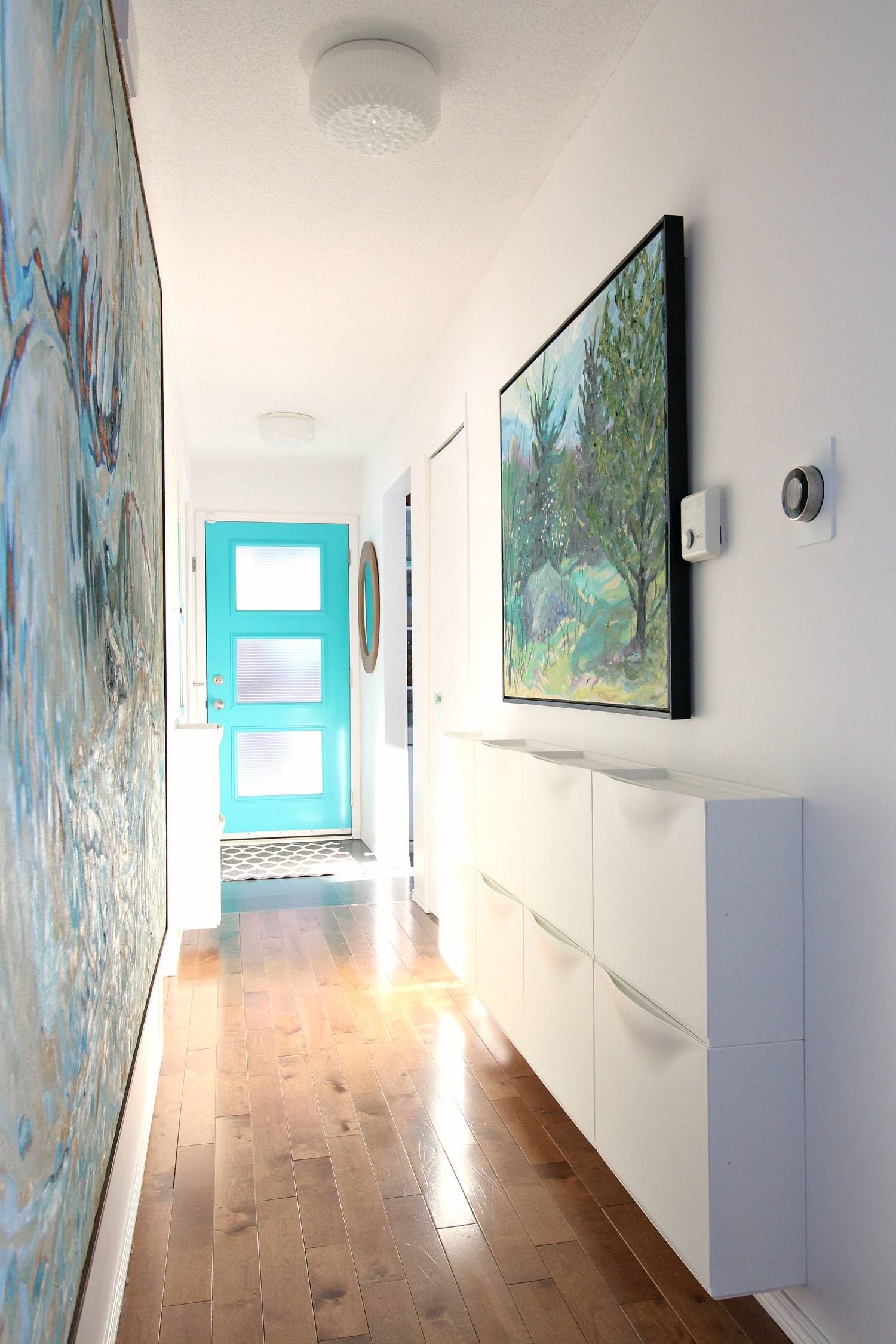 Narrow Entryway Storage Solution | IKEA TRONES Review