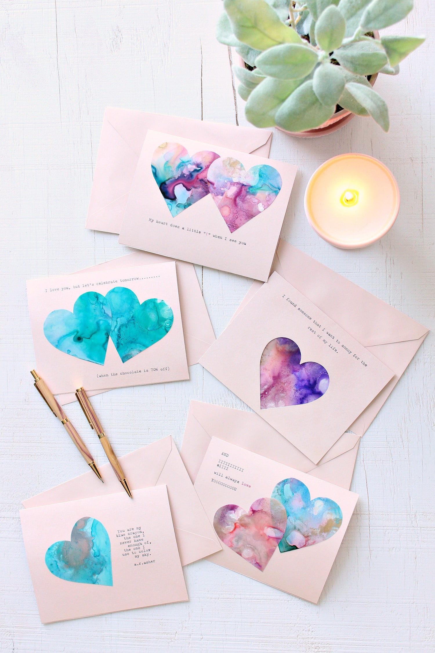 Easy DIY Valentine’s Day Cards