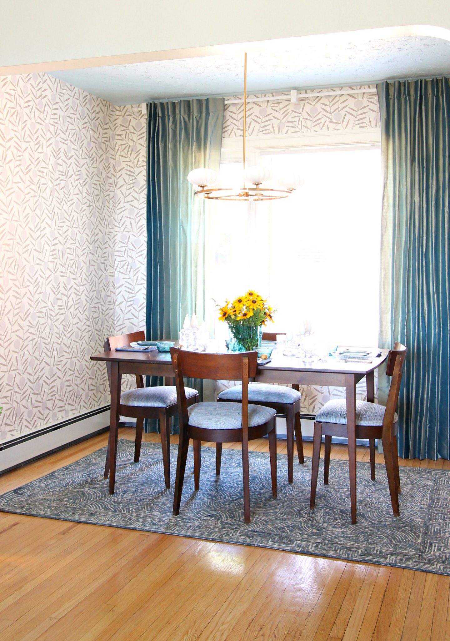 How to Make Back Tab Curtains (DIY Silk Drapes)