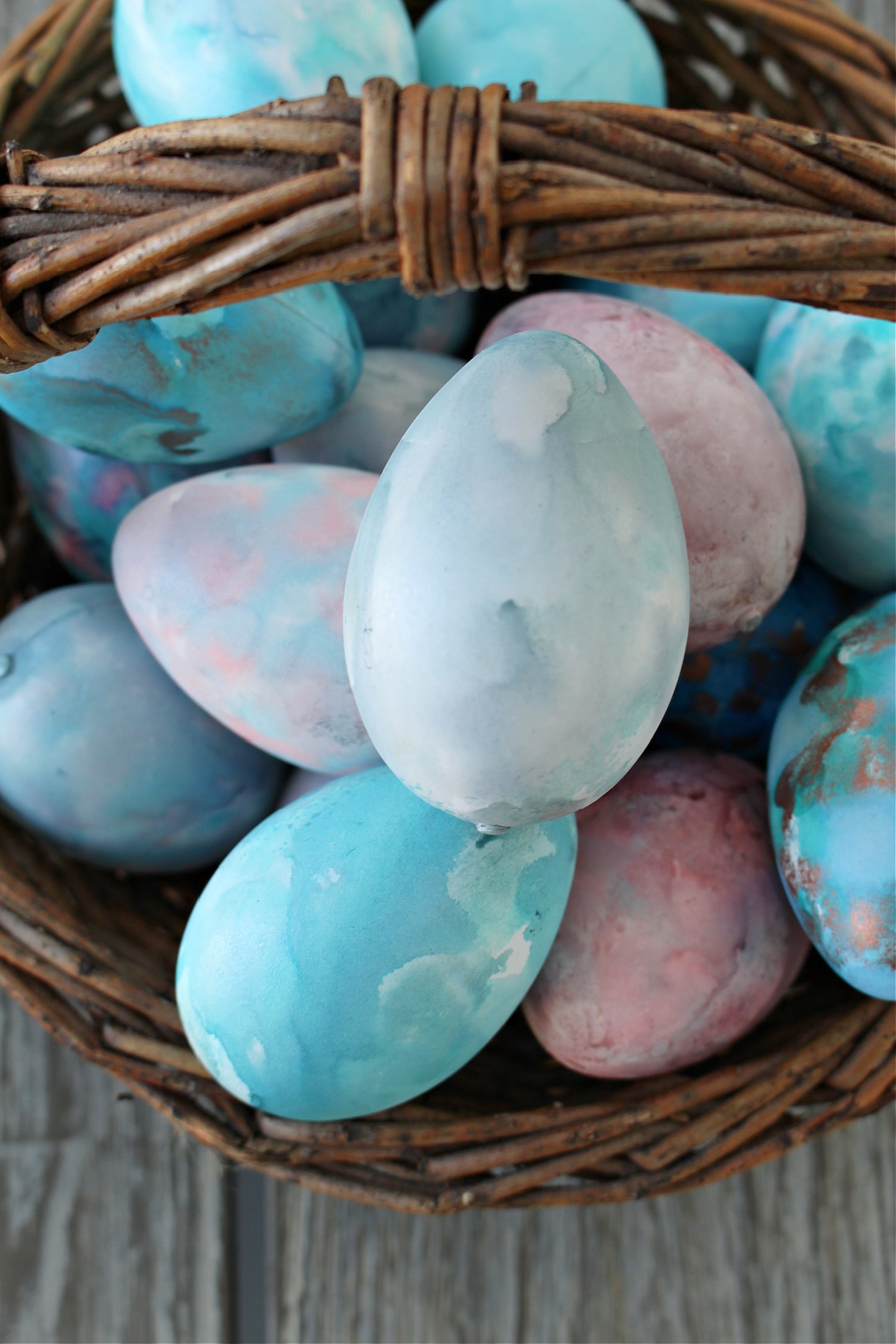 DIY Alcohol Ink Easter Eggs
