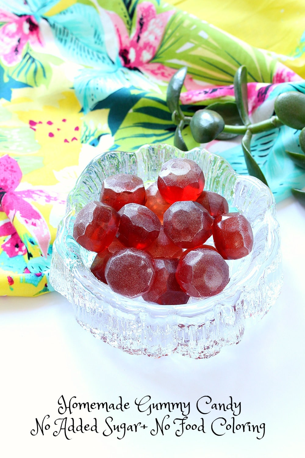 Easy Homemade Gummy Candies, with NO Added Sugar