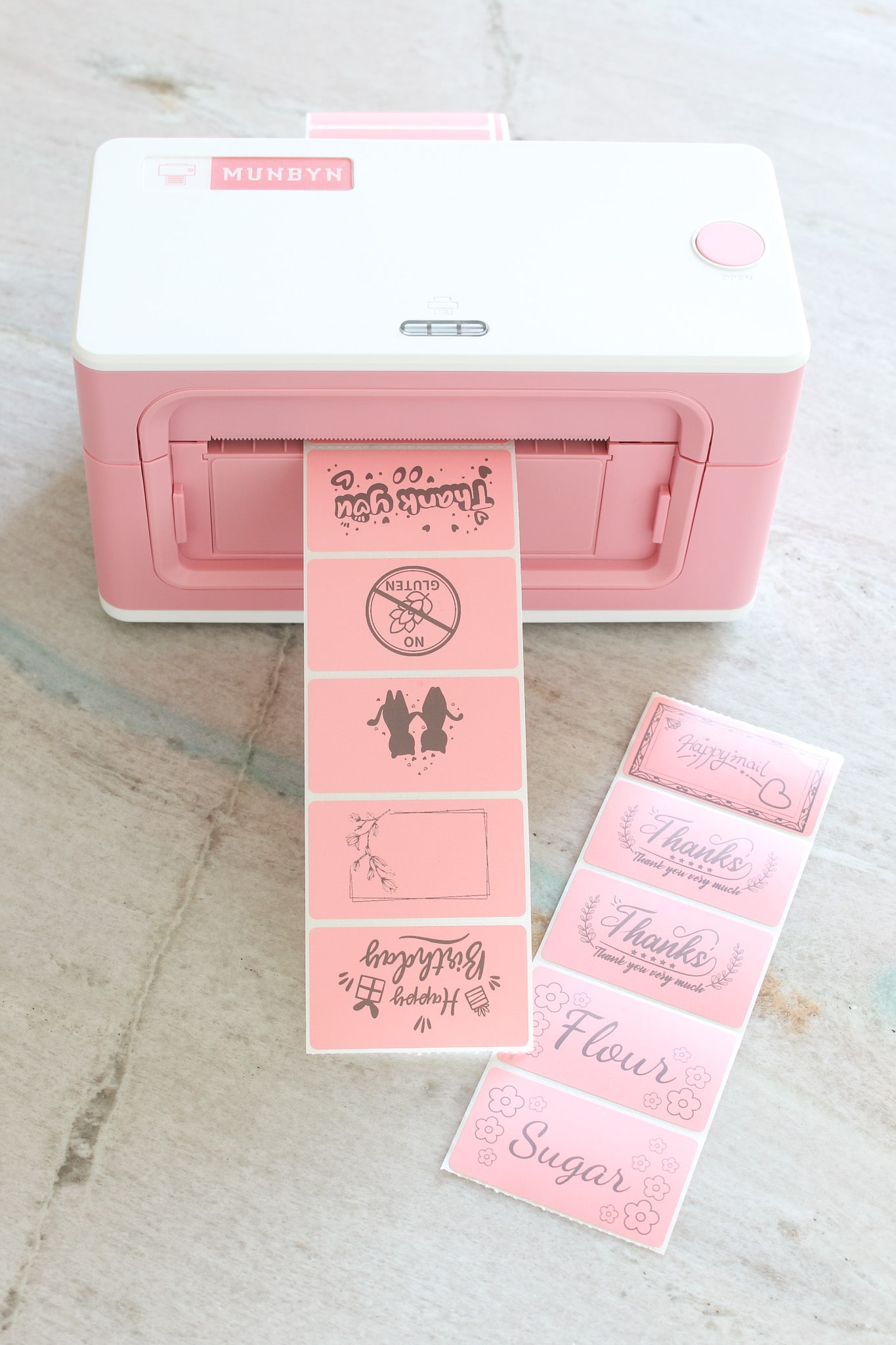 DIY Pantry Labels Using Munbyn Bluetooth Thermal Printer