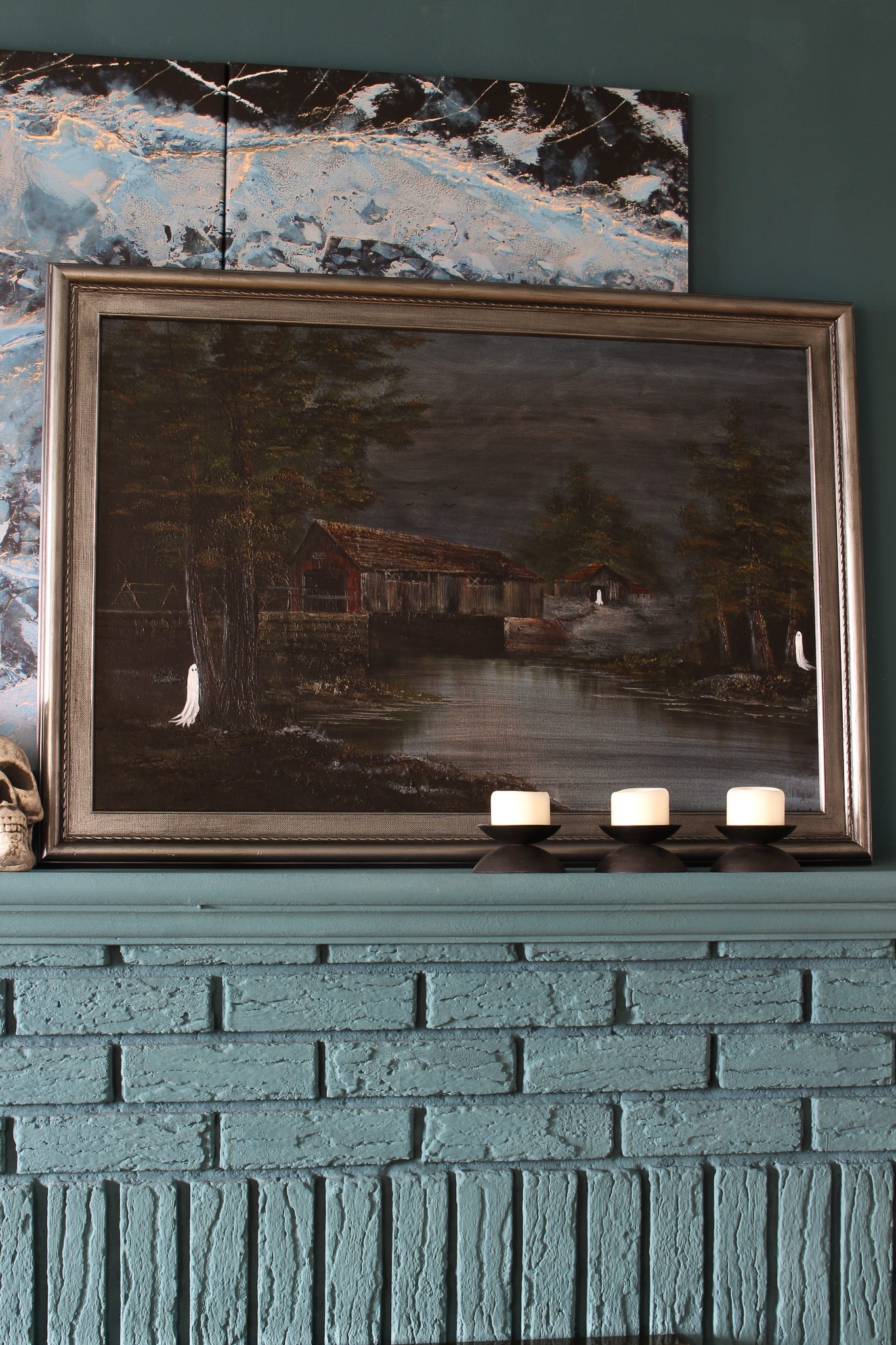 DIY Thrifted Ghost Painting (Video Tutorial)